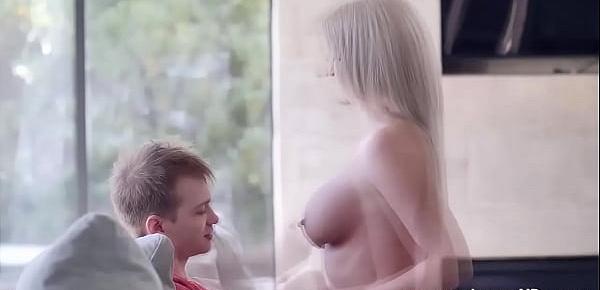  Bust tall MILF with awesome body enjoys anal